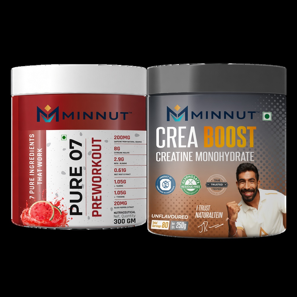Great Value Deal – CREA BOOST (250g) + Pure 07 Preworkout – Watermelon (300g)