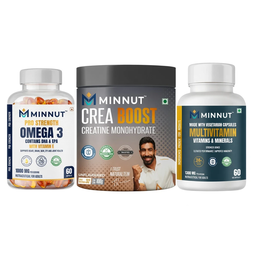 Great Value Deal – Multivitamins + CREA BOOST (100g) + Pro Strength Omega 3